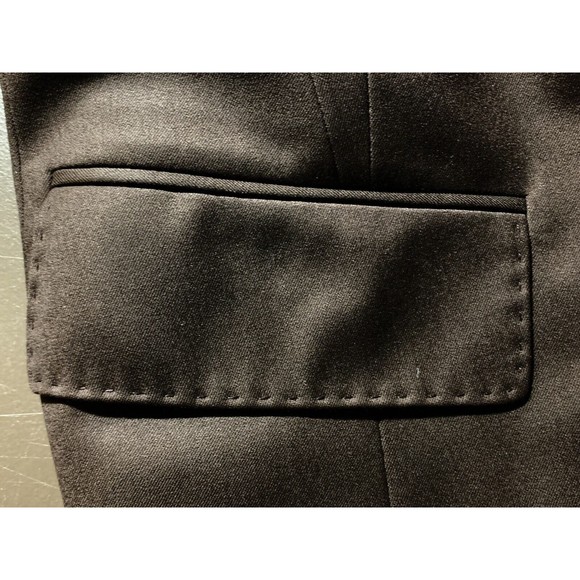 Lafayette 148 Blazer Sz 6 Wool Blend Brown Pockets Lined Jacket Stretch USA Made - Picture 3 of 14